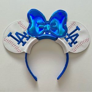 Dodgers Baseball Handmade Disney Ears
